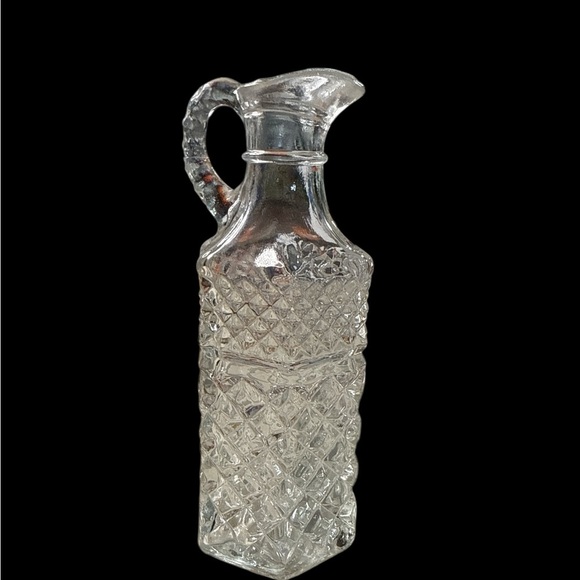 Intricate Clear Glass Pitcher - Picture 1 of 4